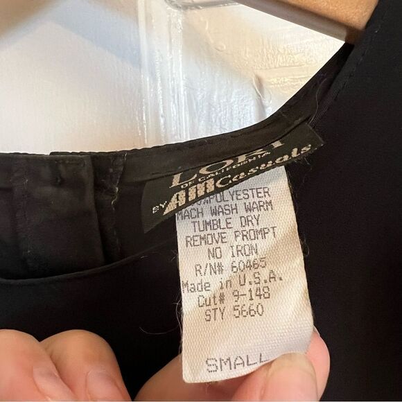 LORI of California by AM casuals black top Small - Picture 5 of 5